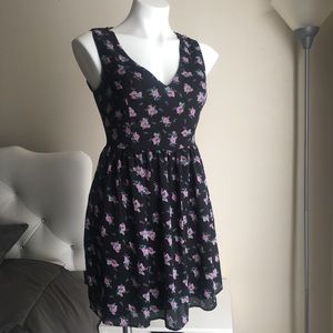 Floral print dress